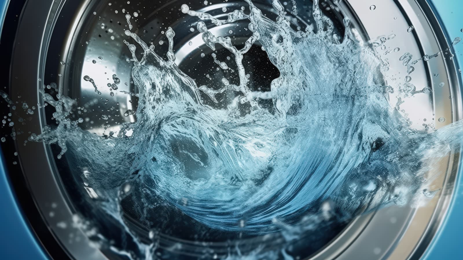 洗濯機内の水流による洗濯耐久試験イメージ